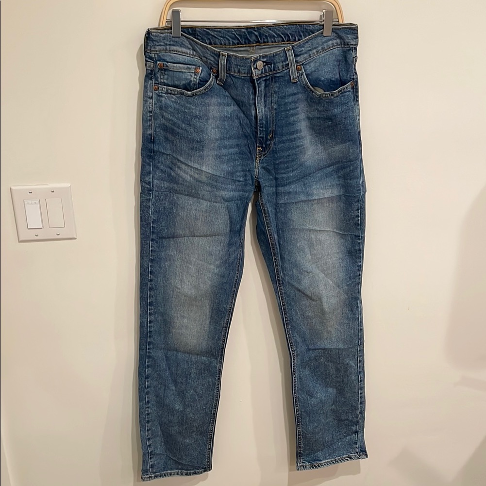 Levi's Men's 541 Athletic Fit Taper Jeans Size 33x34 In Blue